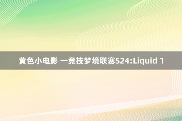 黄色小电影 一竞技梦境联赛S24:Liquid 1