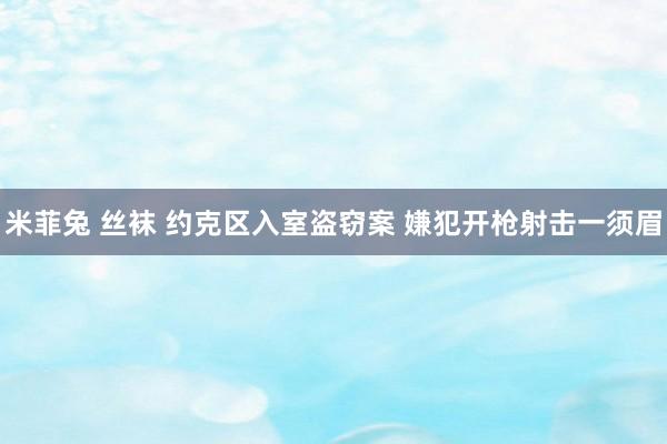 米菲兔 丝袜 约克区入室盗窃案 嫌犯开枪射击一须眉