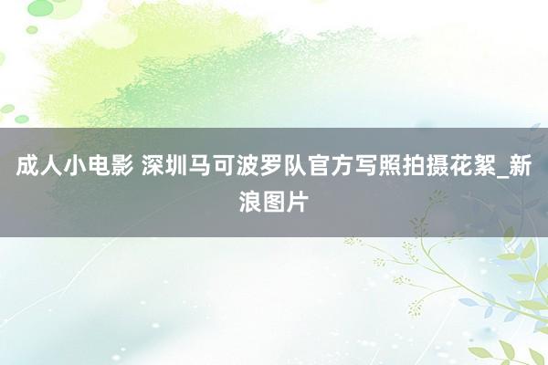 成人小电影 深圳马可波罗队官方写照拍摄花絮_新浪图片