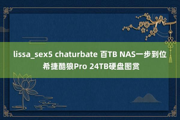 lissa_sex5 chaturbate 百TB NAS一步到位 希捷酷狼Pro 24TB硬盘图赏